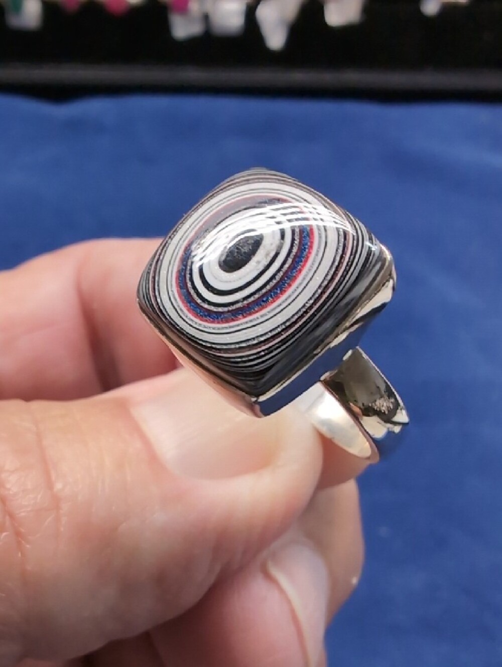 FORDITE IN SOLID STERLING SILVER 925 SIZE 7.5 - Picture 6 of 9